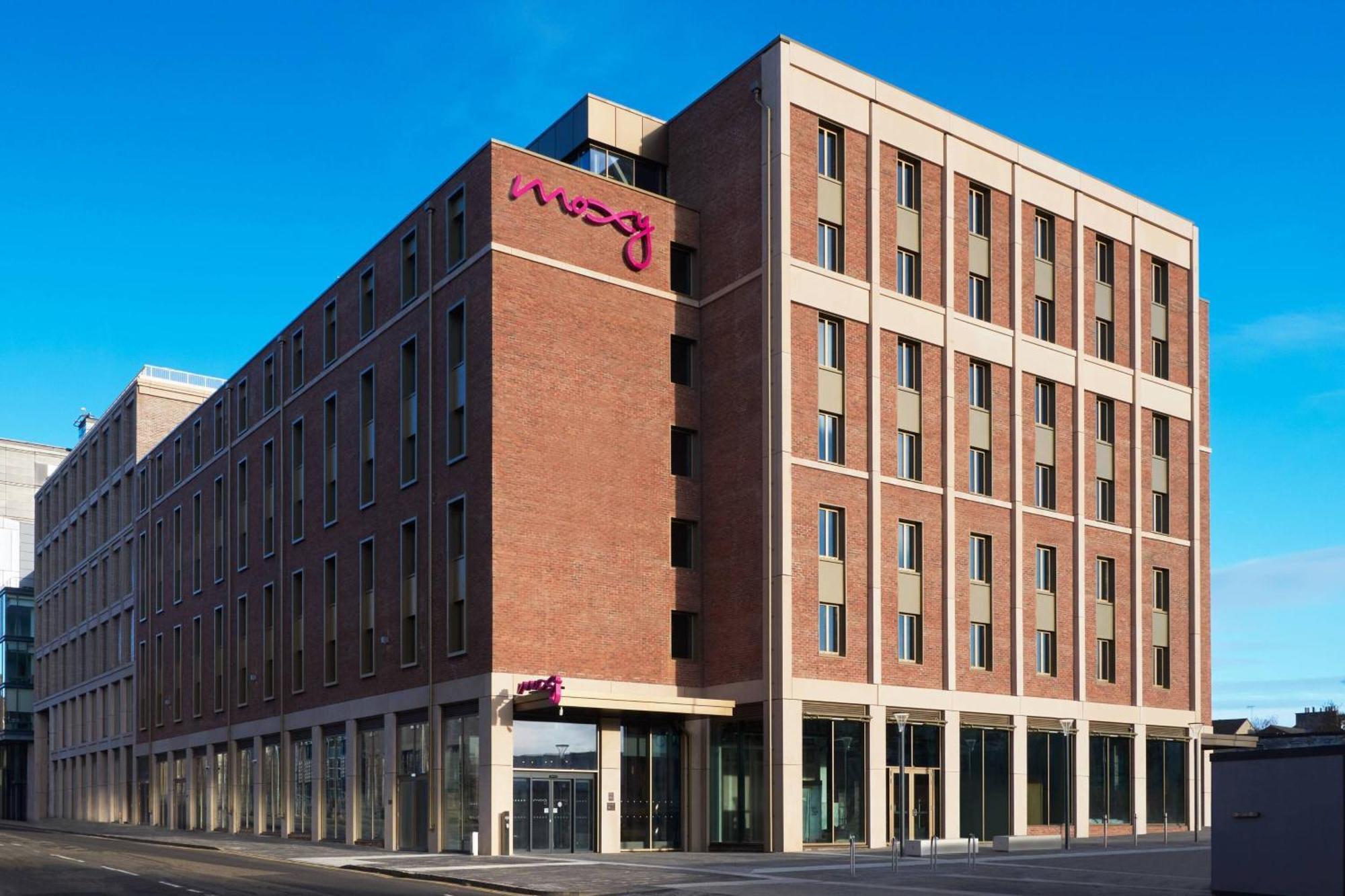 Hotel Moxy Edinburgh Fountainbridge Exterior foto